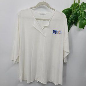 Exp Realty Quarter Sleeve Lightweight Blouse
